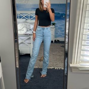 ZARA high rise jeans